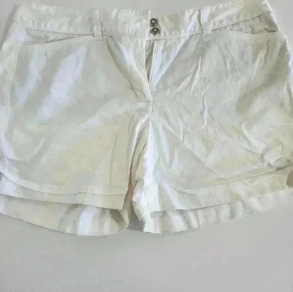WHBM white shorts sz 12